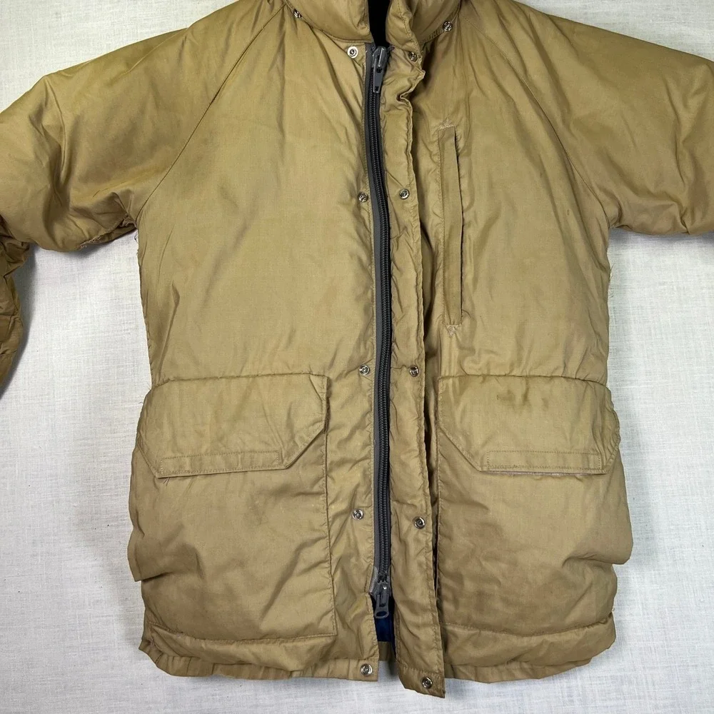 VTG 70s‎ TNF Brown Label Parka Men S Goose Down The North Face Puffer Jacket USA